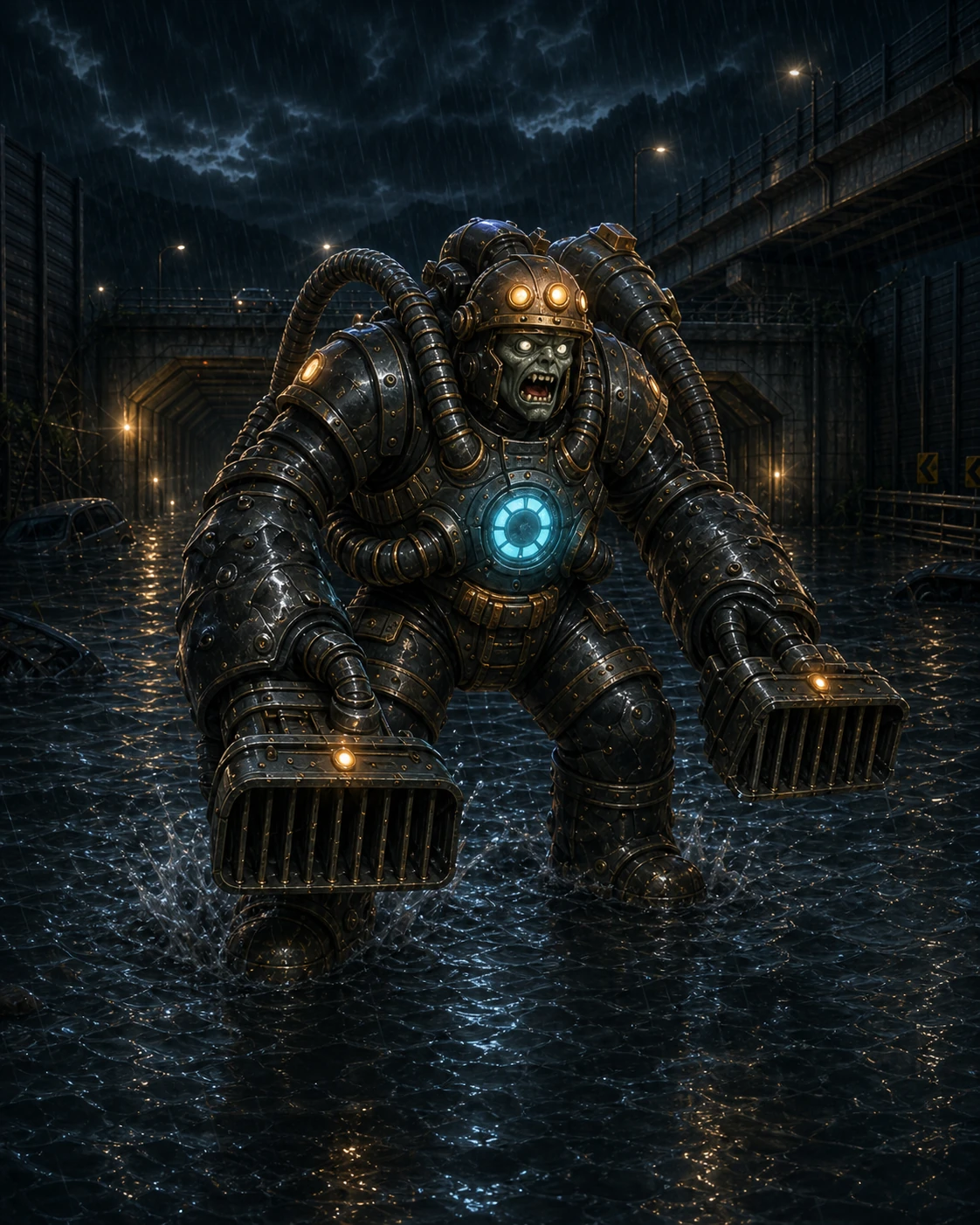 FLOOD BRUTE — Stage 03 boss portrait